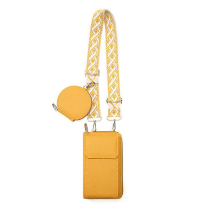 Stylish Women's Messenger Bag - Trendy PU One Shoulder Phone & Coin Purse - Buy Center