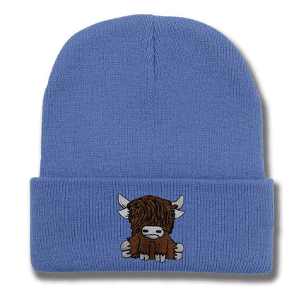 Cartoon Long Hair Yak Knitted Hat - Stylish and Warm Winter Fashion - Buy Center