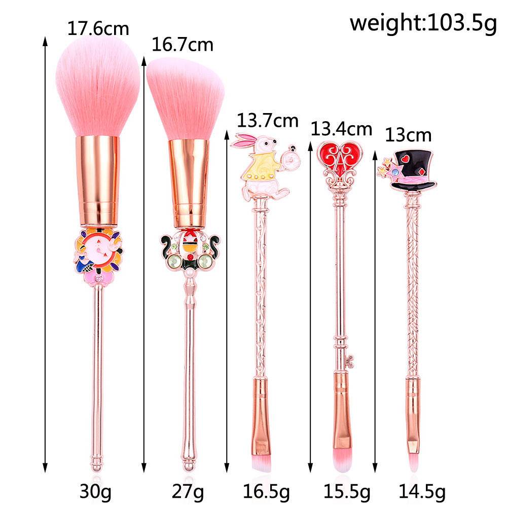 Elegant Rose Gold Makeup Brush - Lightweight & Perfect for All Skin Types - Buy Center