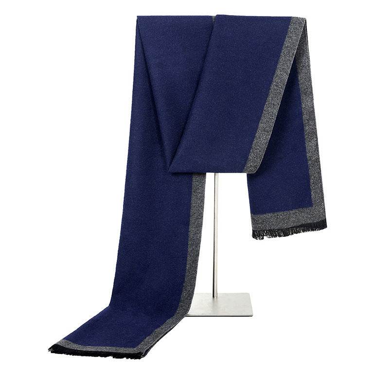 Men's Fashion Simple Brushed Warm Scarf - Premium Stylish Accessory 2025 - Buy Center