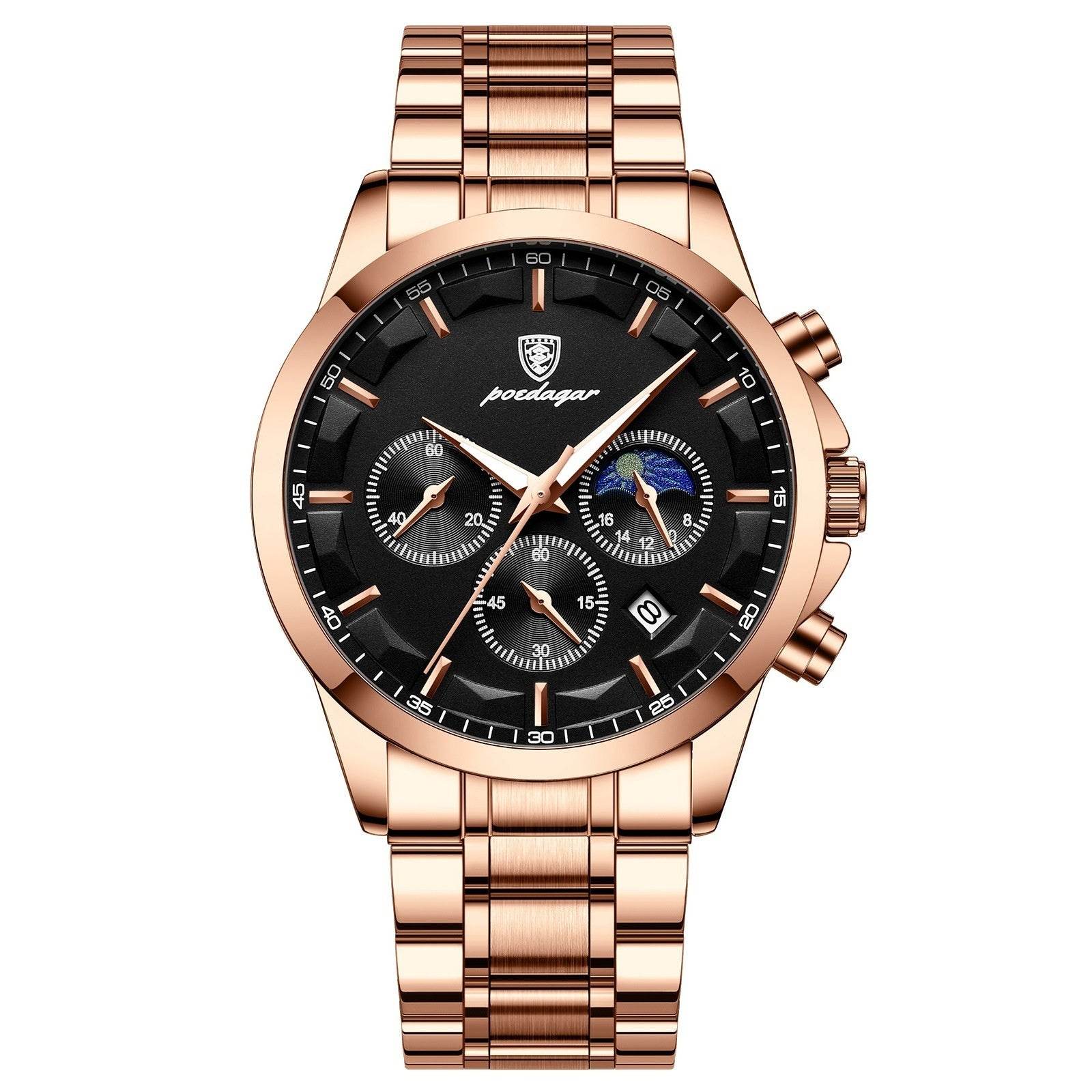 Buycenter Stylish Waterproof Men's Quartz Watch - Casual, Slim Design - Buy Center
