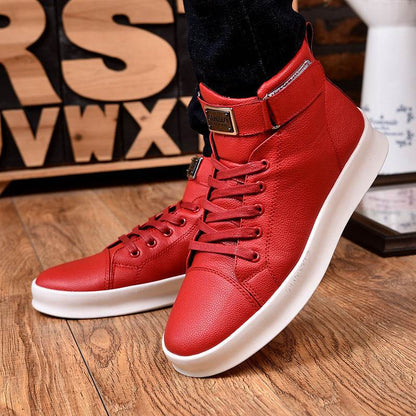 Buycenter Men's High-Top Sneakers - Casual Vulcanize Shoes for Leisure - Buy Center