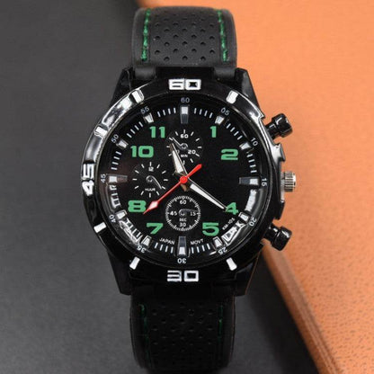 Buy Center Men's Sports Watch - Silicone Rubber, Quartz, 42mm Dial - Buy Center