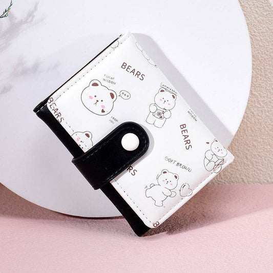 Cute Cartoon Girl's Wallet - Fresh Animal Design, Stylish & Compact - Buy Center