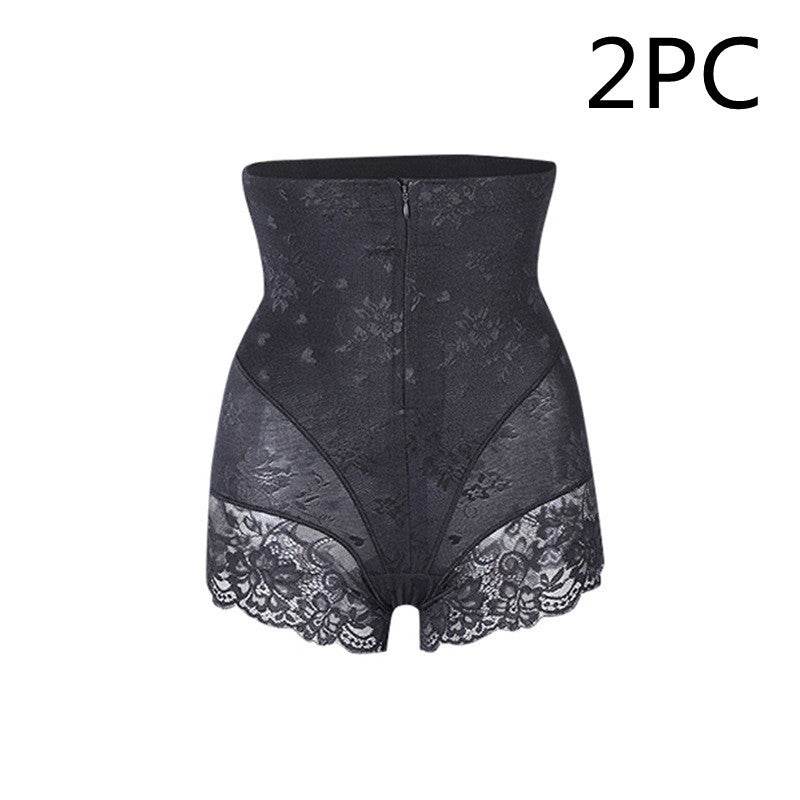 Buycenter Women's High Waist Lace Zipper Pants - Butt Lift Leggings - Buy Center