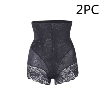 Buycenter Women's High Waist Lace Zipper Pants - Butt Lift Leggings - Buy Center