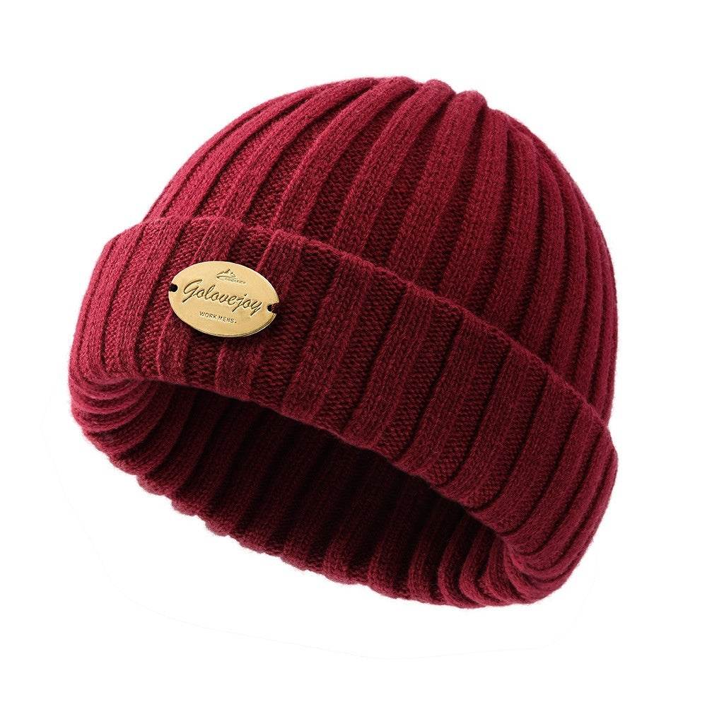 Men's Wool Knitted Fedora - Thick, Windproof Winter Style Hat - Buy Center