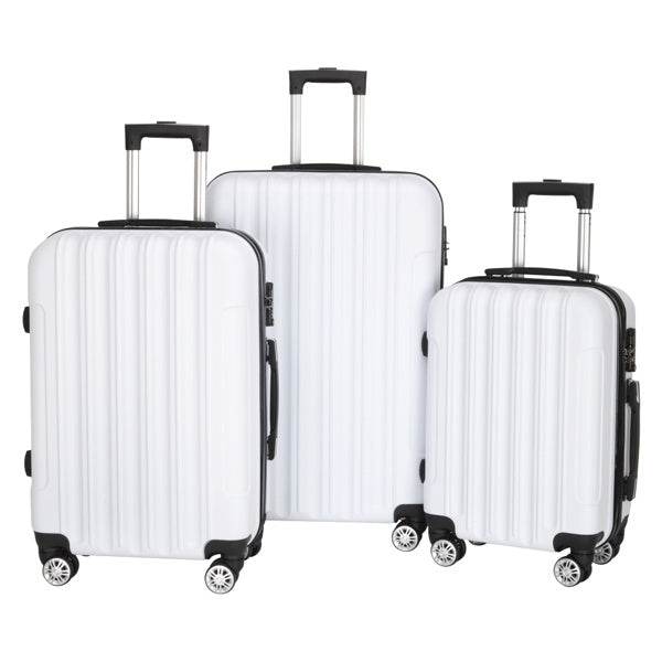 Vertical Pattern 3-in-1 Trolley Case - Durable, Large Capacity Luggage - Buy Center