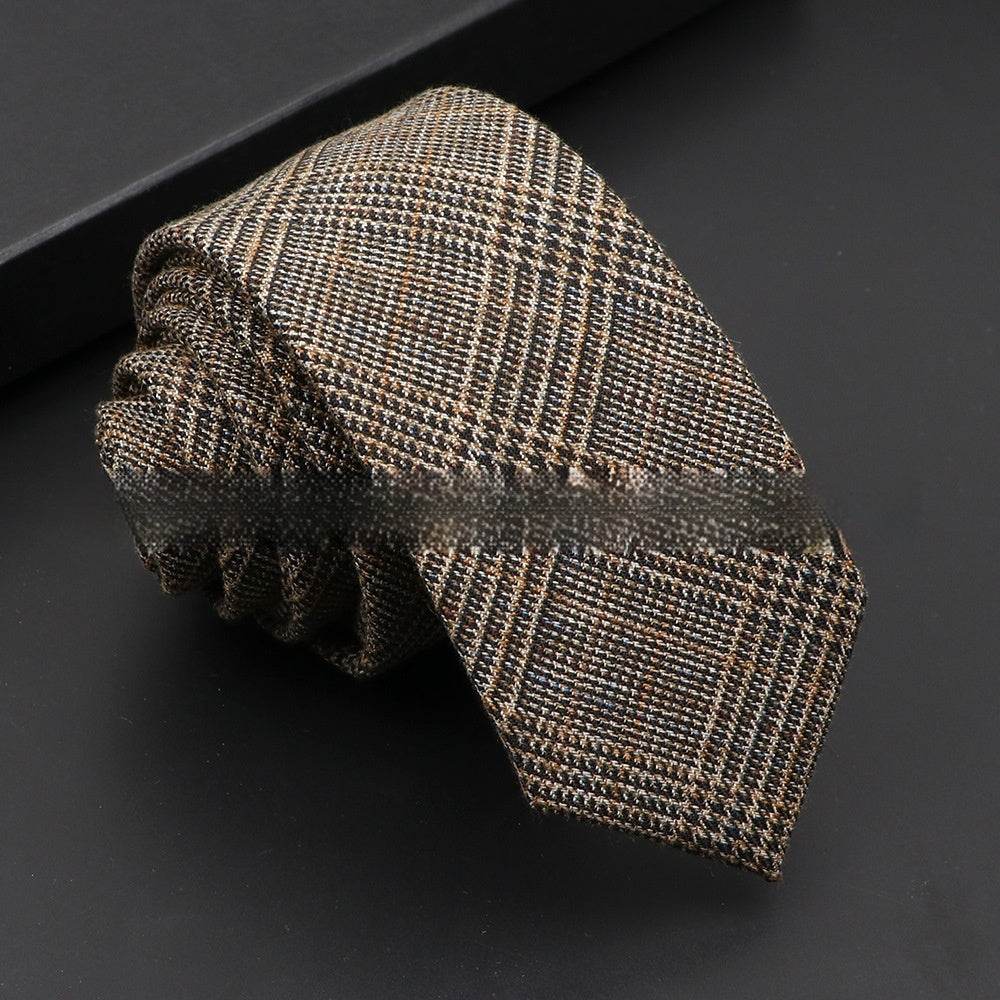 Korean Artificial Woolen Necktie for Men - Casual & Formal Accessory 2025 - Buy Center