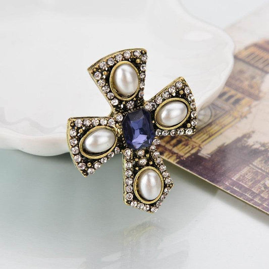 Silver Pearl Badge - Unisex Jewelry with Elegant Leaf Design, Premium Quality - Buy Center