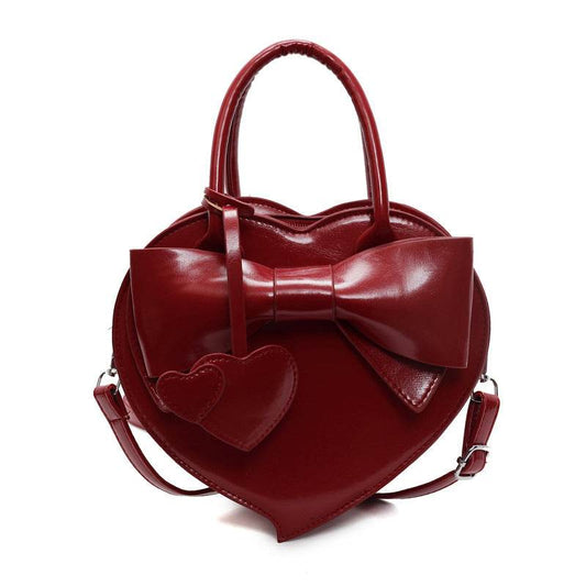 Buycenter Bow Heart Crossbody Bag - Fashionable Portable Messenger Bag - Buy Center