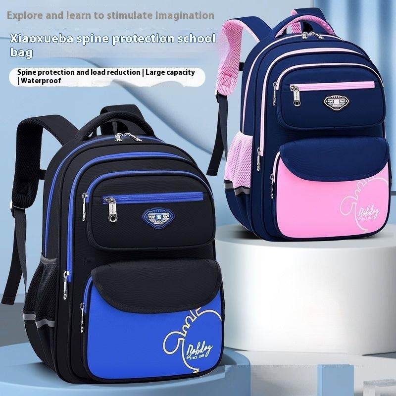 Large Capacity Lightweight Schoolbag - Cute Animal Print for Boys 2025 - Buy Center