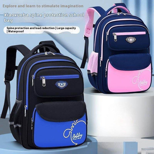 Large Capacity Lightweight Schoolbag - Cute Animal Print for Boys 2025 - Buy Center