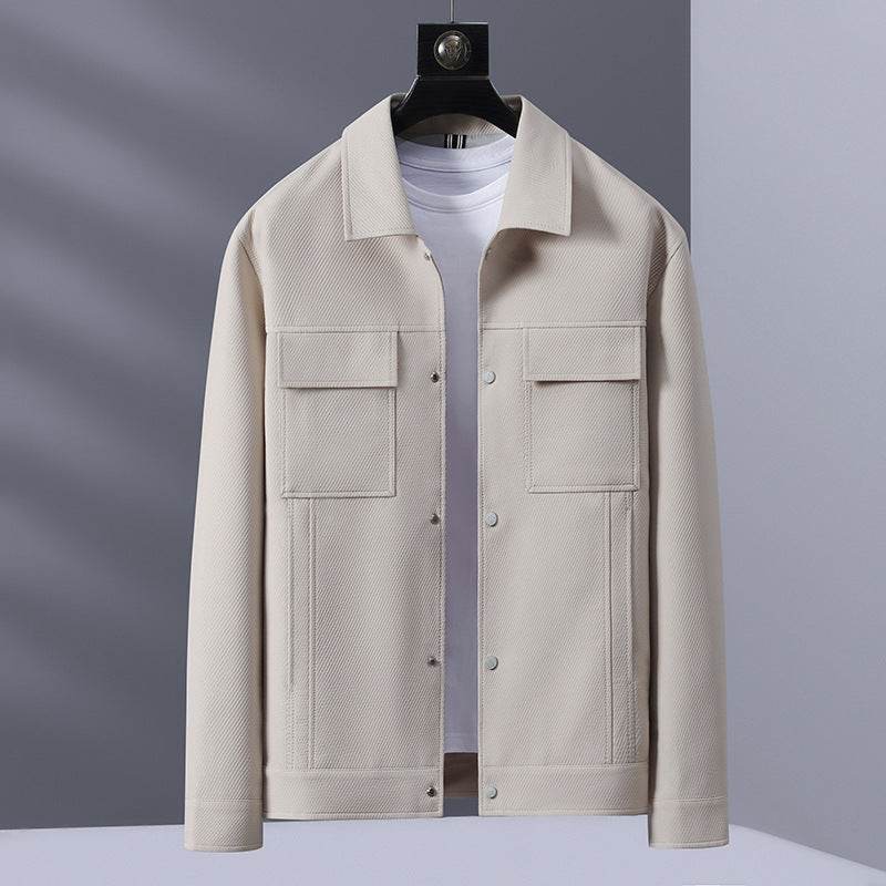 Casual Polo Collar Top for Men - Stylish Spring & Autumn Wear 2025 - Buy Center