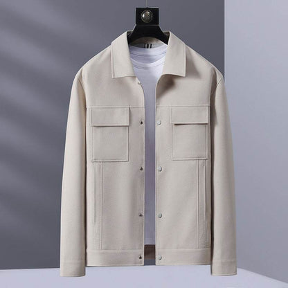 Casual Polo Collar Top for Men - Stylish Spring & Autumn Wear 2025 - Buy Center
