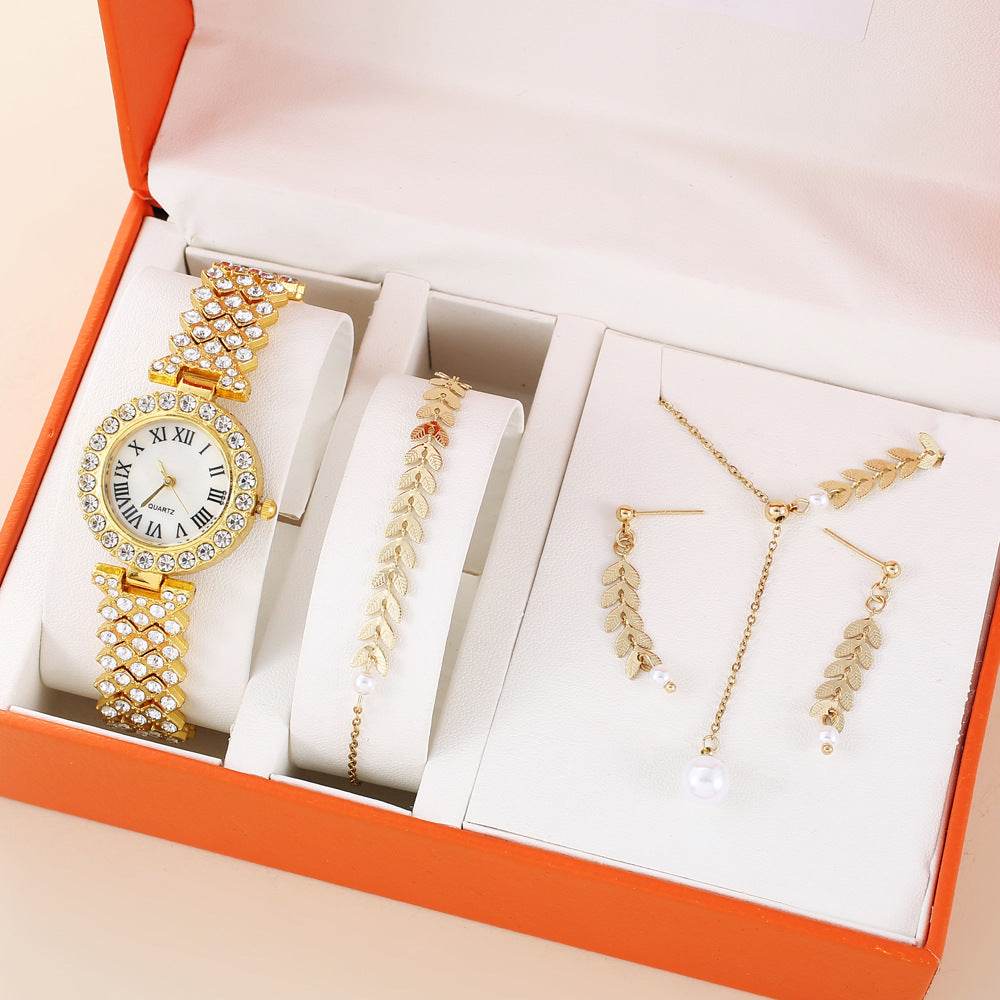 Luxury Diamond Women's Watch - Rhinestone Quartz Bracelet Timepiece - Buy Center