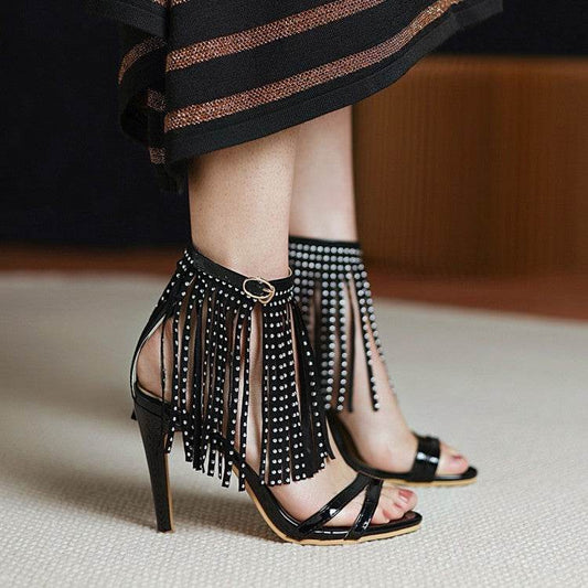SU High Heels Sandals for Women - Elegant Round Toe in Classic Colors - Buy Center