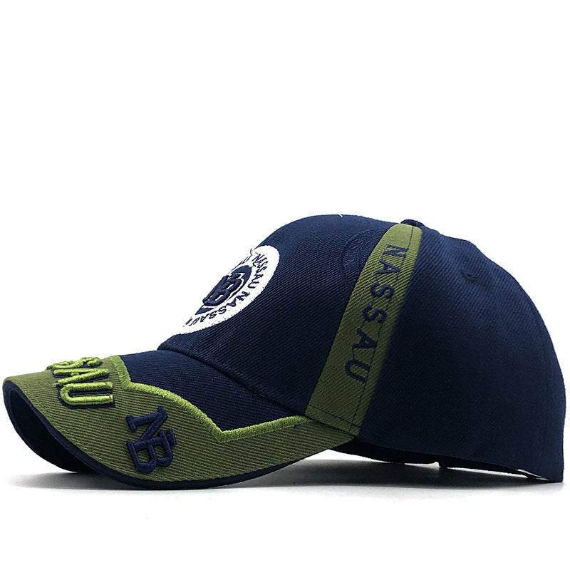 Trendy Embroidered Baseball Cap - Adjustable Cotton Sun Protection Hat - Buy Center