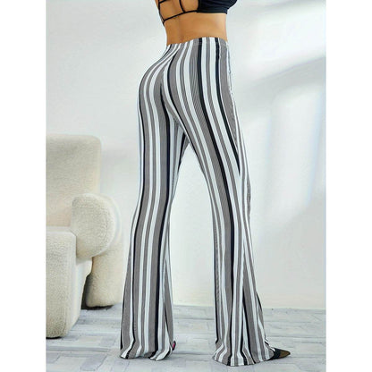 European & American Yoga Bootcut Pants - High Waist & Chic Style - Buy Center