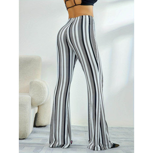 European & American Yoga Bootcut Pants - High Waist & Chic Style - Buy Center