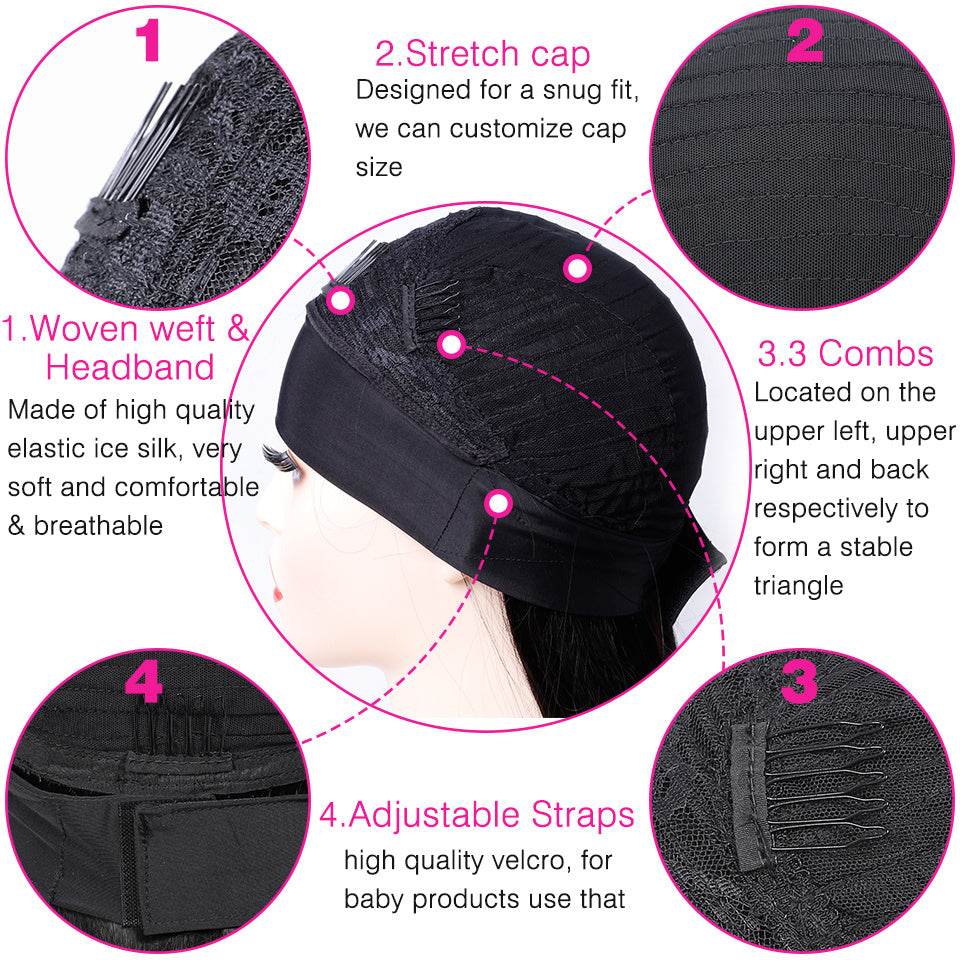 Human Hair Headband Wig - No Lace, Straight Style for Effortless Flair - Buy Center