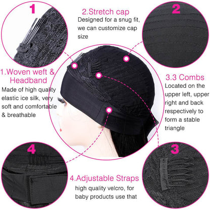 Human Hair Headband Wig - No Lace, Straight Style for Effortless Flair - Buy Center