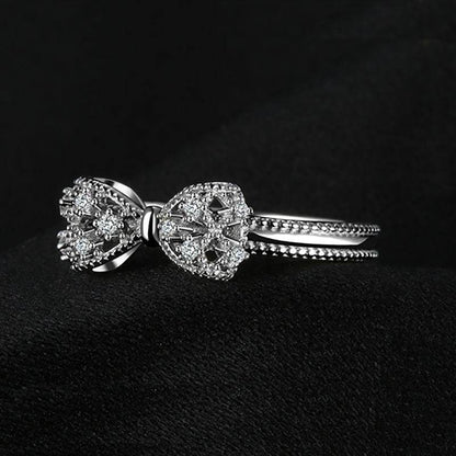 Versatile Bowknot Ring - Stylish European & American Design for Girls - Buy Center