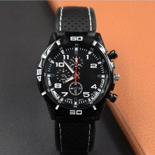 Buy Center Men's Sports Watch - Silicone Rubber, Quartz, 42mm Dial - Buy Center