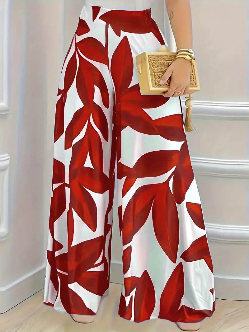 Stylish High Waist Wide Leg Pants - Comfortable & Trendy Fashion 2025 - Buy Center