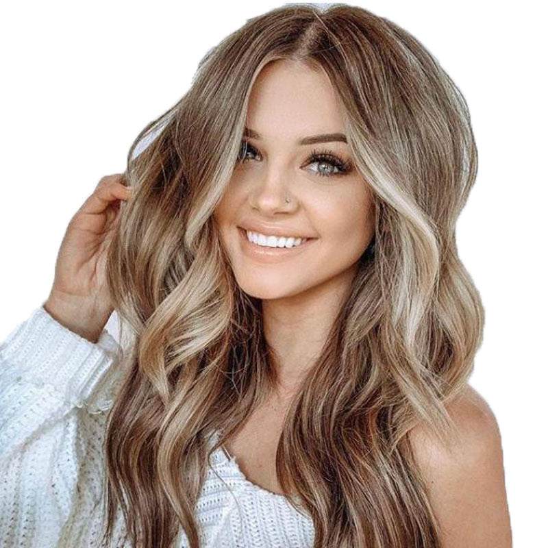 Long Curly Dyed Wig - Adjustable Fit, Natural Look, 65cm for Women - Buy Center