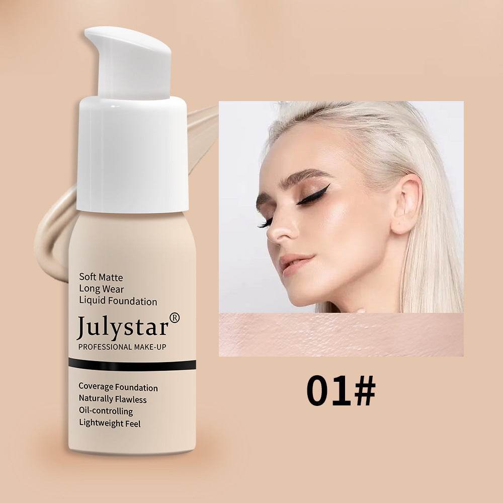 Waterproof Liquid Foundation - Long-Lasting Concealer for Flawless Skin - Buy Center