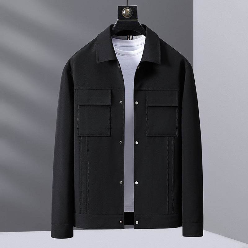 Casual Polo Collar Top for Men - Stylish Spring & Autumn Wear 2025 - Buy Center