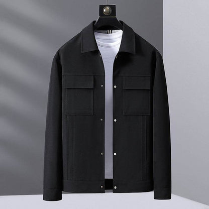 Casual Polo Collar Top for Men - Stylish Spring & Autumn Wear 2025 - Buy Center