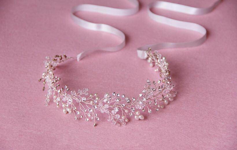 Elegant Handmade Gold & Silver Bridal Hair Accessories - Trendy Flower Design - Buy Center