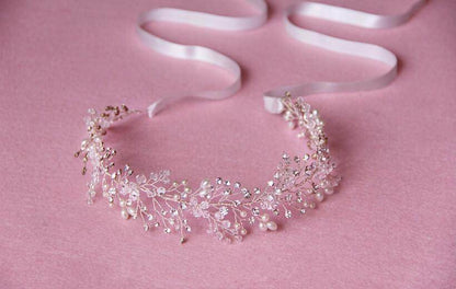 Elegant Handmade Gold & Silver Bridal Hair Accessories - Trendy Flower Design - Buy Center