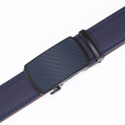 Fashion Men's Leather Belt - Automatic Buckle, Genuine Leather Style - Buy Center