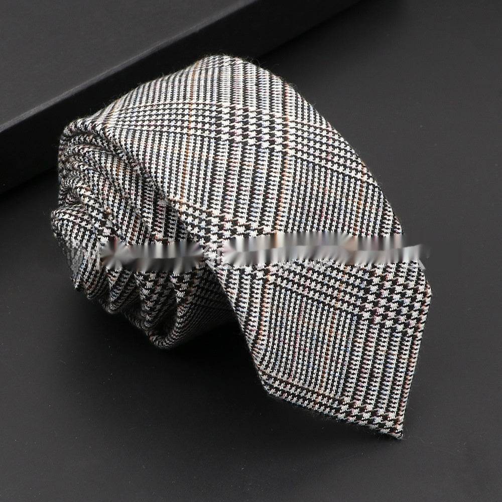 Korean Artificial Woolen Necktie for Men - Casual & Formal Accessory 2025 - Buy Center