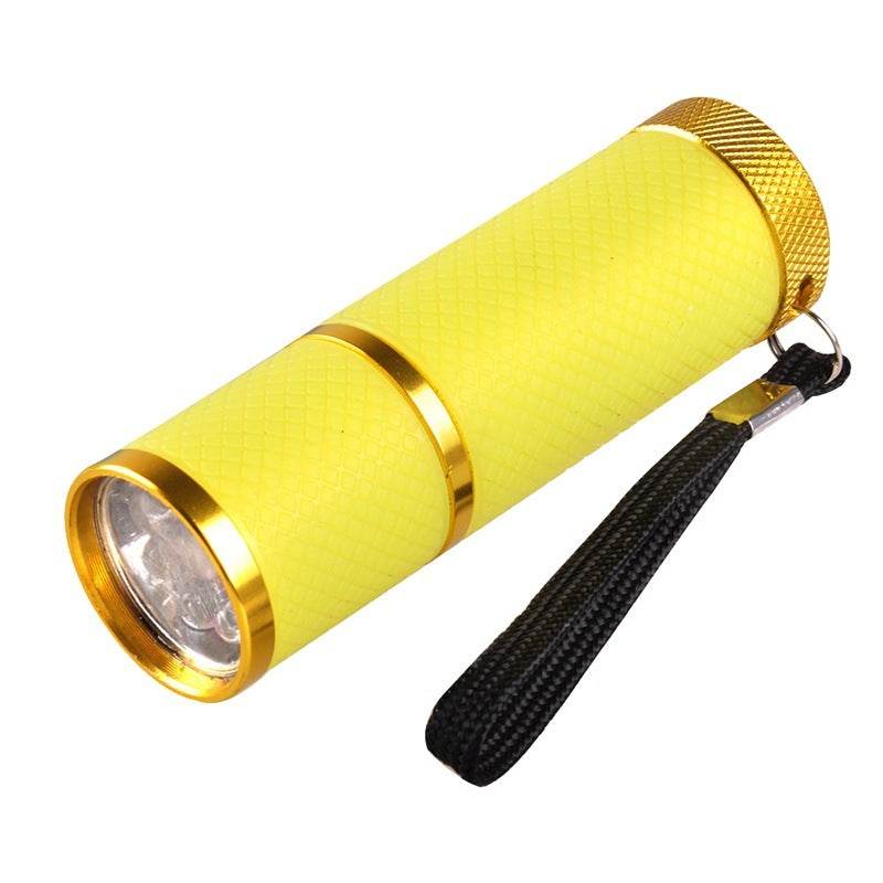 Mini Manicure Flashlight - 9LED Nail Dryer with Durable Aluminum Design - Buy Center