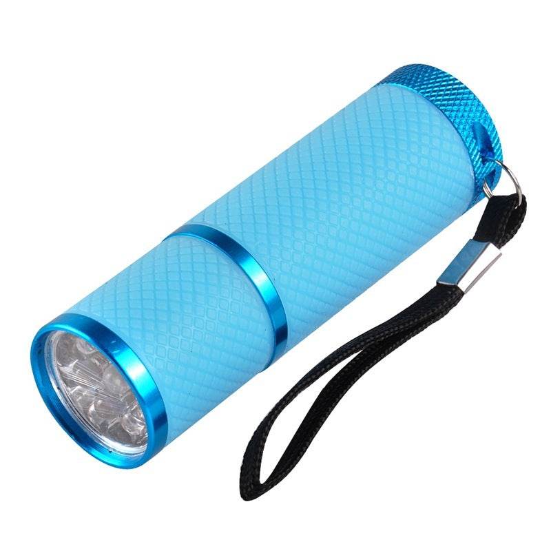 Mini Manicure Flashlight - 9LED Nail Dryer with Durable Aluminum Design - Buy Center