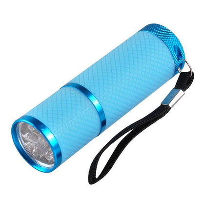 Mini Manicure Flashlight - 9LED Nail Dryer with Durable Aluminum Design - Buy Center