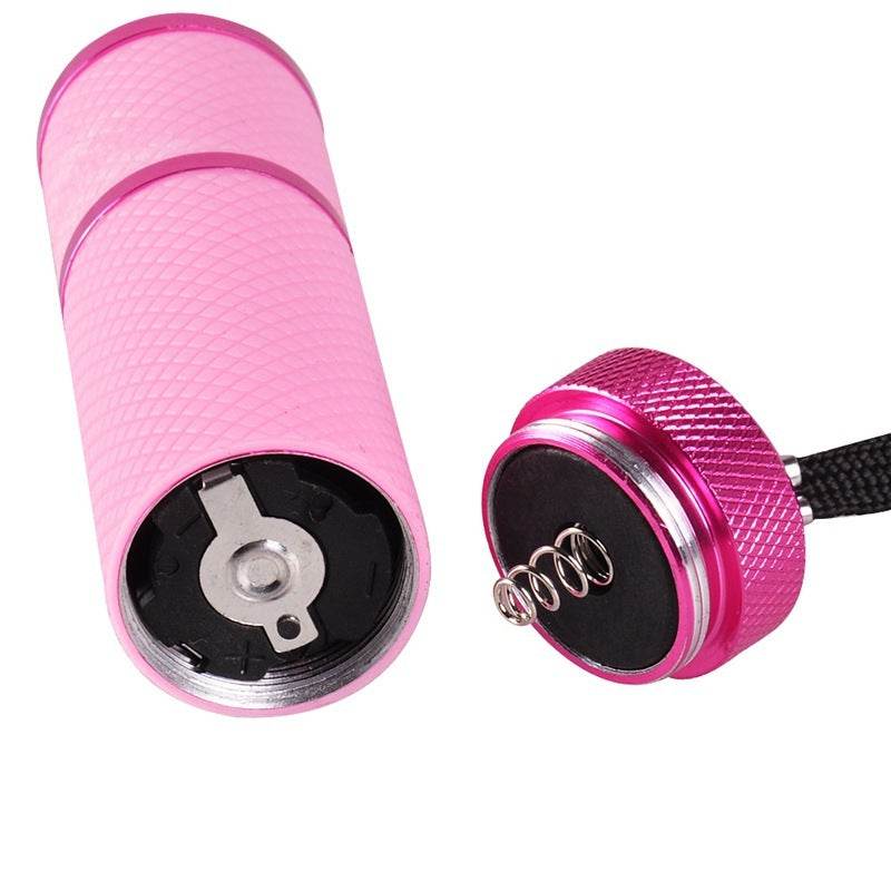 Mini Manicure Flashlight - 9LED Nail Dryer with Durable Aluminum Design - Buy Center