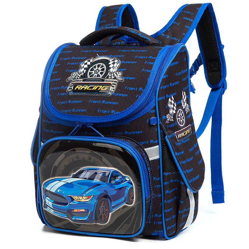 14-Inch Boys School Bag - Durable Nylon, Stylish Design for Kids - Buy Center