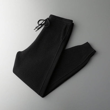 Men's High Waist Wool Harem Pants - Casual Style & Lock Foot Fit - Buy Center
