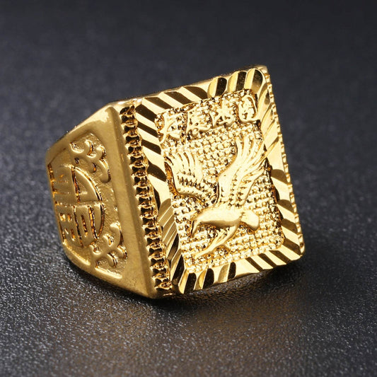 Adjustable Sailboat Men's Ring - Stylish Copper Geometric Design 2025 - Buy Center