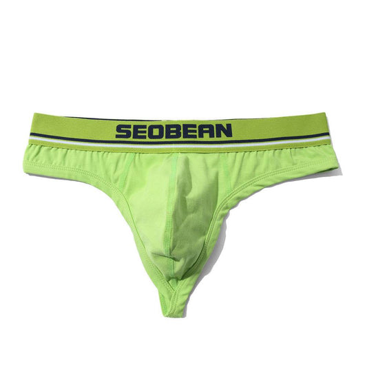 Plain Low Waist Men's Triangle Underwear - Comfortable Cotton Boxers - Buy Center