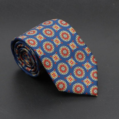 Super Soft Bohemian Silk Ties - Stylish 75mm Neckties for Any Occasion - Buy Center