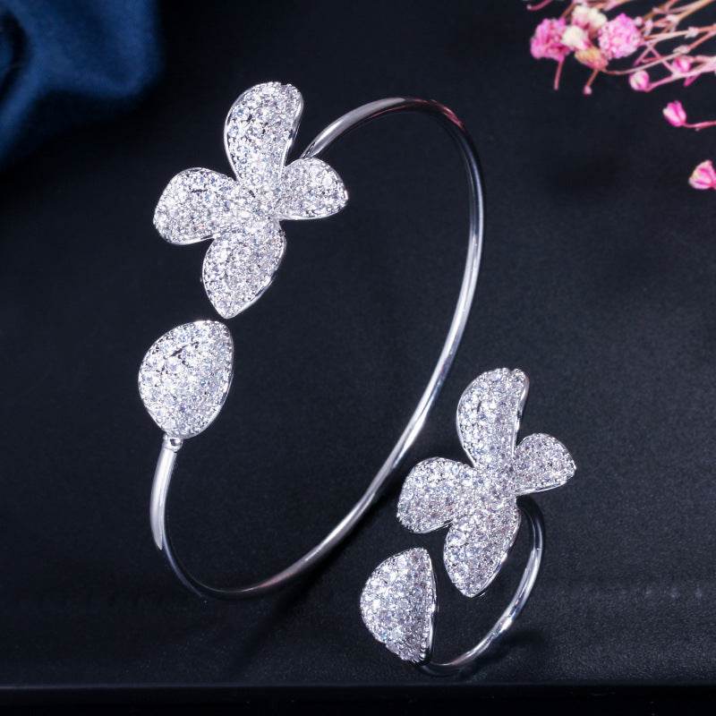 Creative Adjustable Bracelet and Ring Set - Rose Gold & Platinum Styles - Buy Center