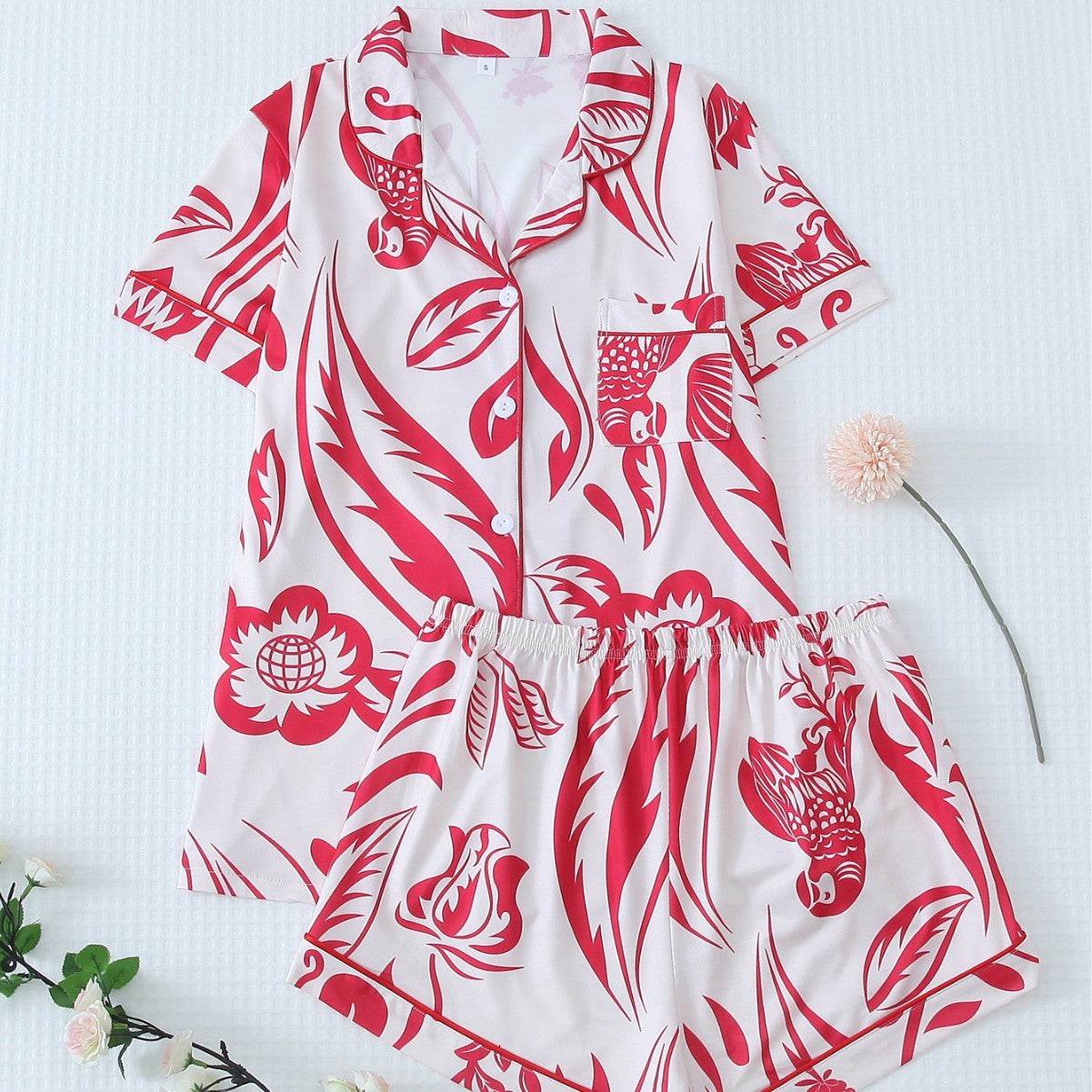 Stylish European & American Bow Print Set - Comfortable Fashion 2025 - Buy Center