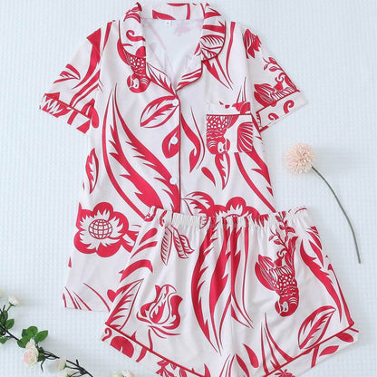 Stylish European & American Bow Print Set - Comfortable Fashion 2025 - Buy Center