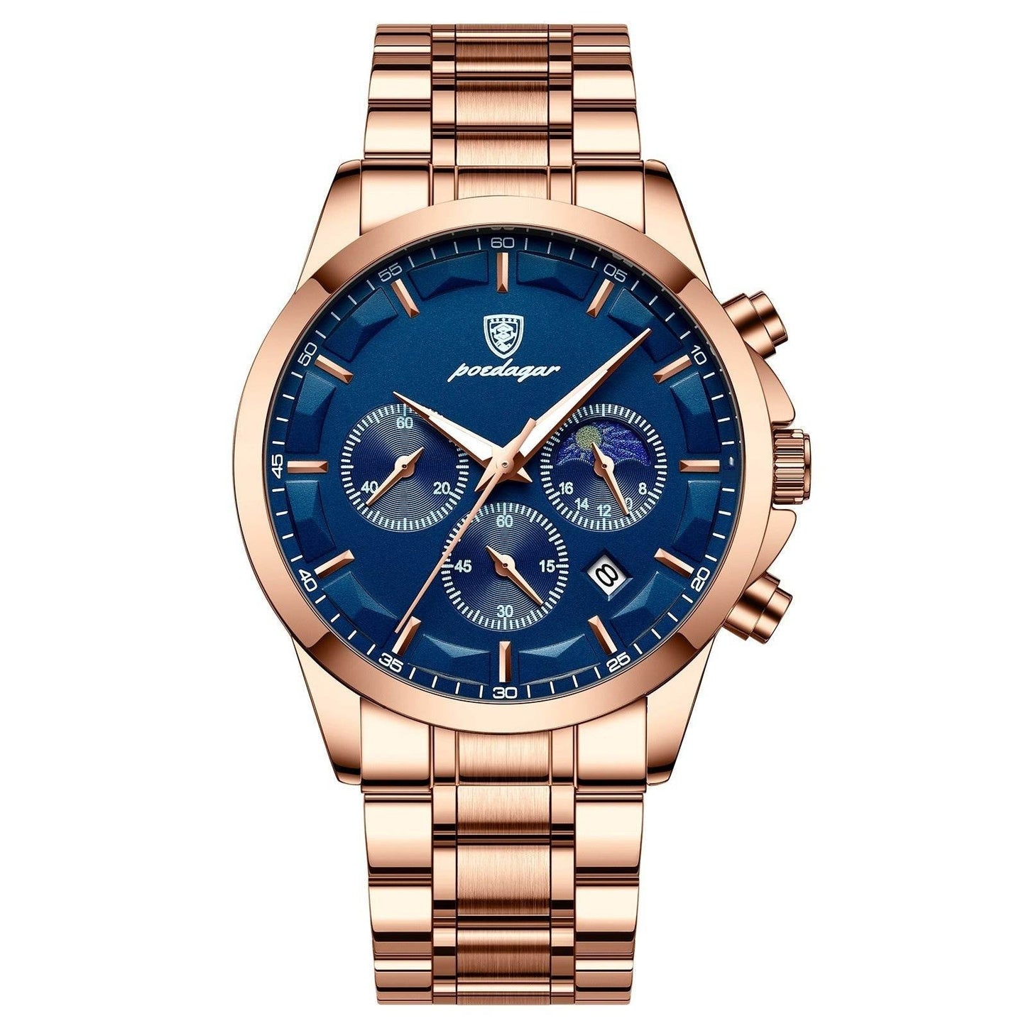 Buycenter Stylish Waterproof Men's Quartz Watch - Casual, Slim Design - Buy Center